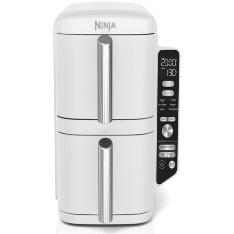 Ninja SL400EUWH Doble XL Freidora de Aire Caliente Doble - Blanco