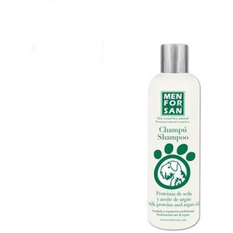 Champú MENFORSAN 300ml con proteinas de seda y aceite de argan