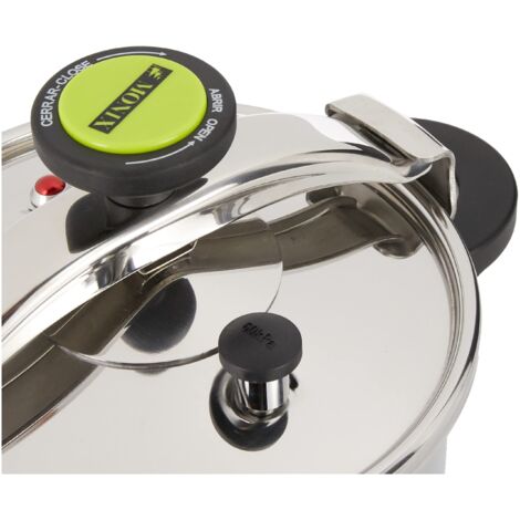 Olla a Presión Monix Classica M530001/ Ø22cm/ 4L/ Acero Inoxidable/ Apta para Inducción