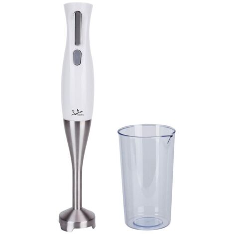 BATIDORA JATA BT175 900W COLOR BLANCO Y PIE EN ACERO INOX REGULADOR ELECTRONICO DE POTENCIA