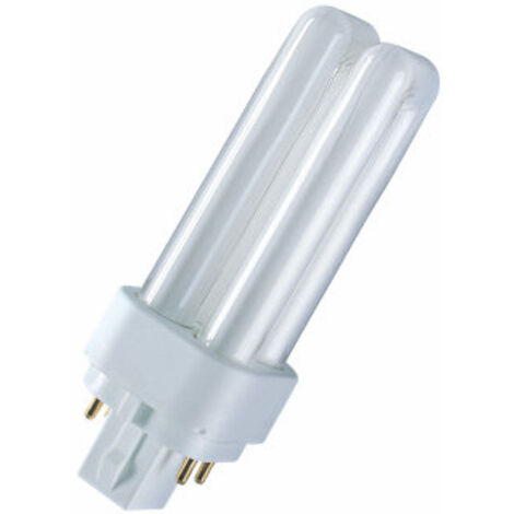Osram Dulux D/E lámpara fluorescente 13 W G24q-1 Blanco cálido