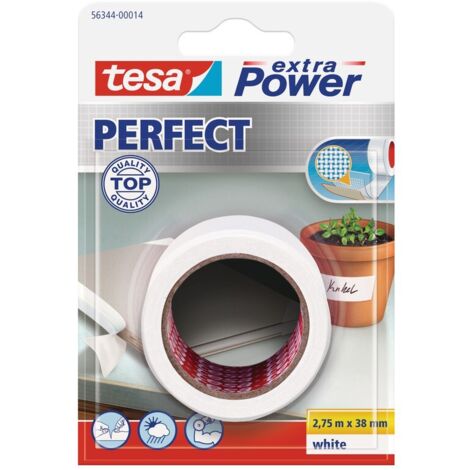 CINTA ADHESIVA EXTRA POWER PERFECT.CINTA ADHESIVA EXTRAFUERTE BLANCO 2.75MX38MM - TESA TAPE