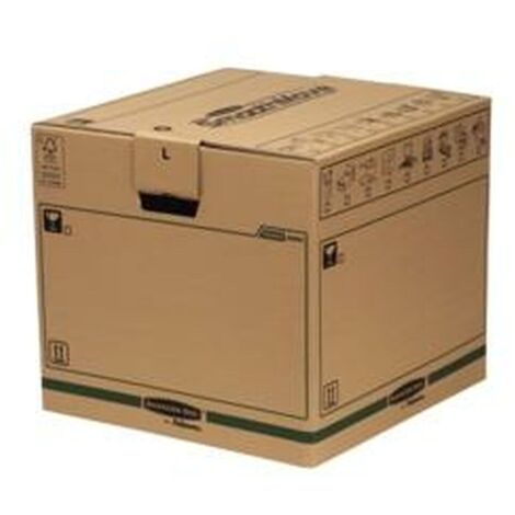 Caja de cartón para mudanza Fellowes 41,2 X 48 X 47 cm (1/5)