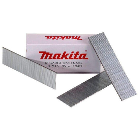 Tornillos para AF505 35 mm, Makita, para DBN500 y DFN350, perforación y fijación, material resistente y duradero, color metálico