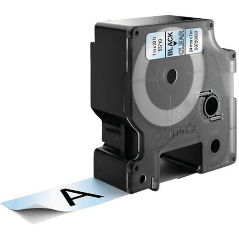 D1 - CINTAS DYMO 24MMX7M NEG/TRANS (1/4)