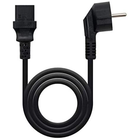 Nanocable 10.22.0110 cable de transmisión Negro 10 m C13 acoplador CEE7/7 (1/4)