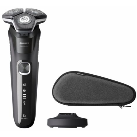 Afeitadora eléctrica Philips S5898/35 – Cuchillas SteelPrecision – Tecnología SkinIQ para afeitado suave – Uso seco y húmedo (1/3)