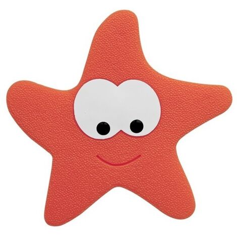 Adhesivo figura antideslizante para ducha o baño STARFY x5uds Rojo Spirella