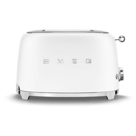 TOSTADOR SMEG TSF01WHMEU BLANCO MATE, 2x2, 6 NIVELE STOSTADO, 950W.