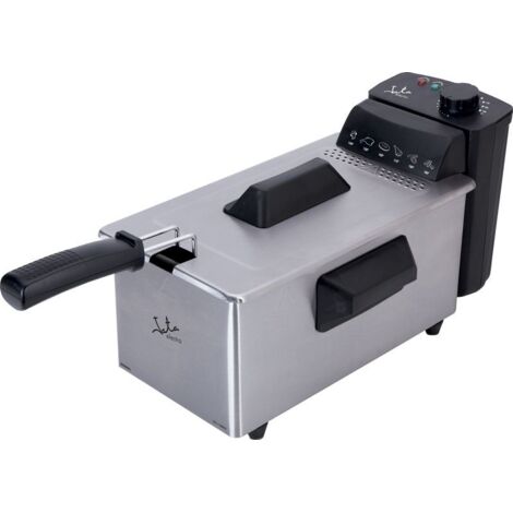 FREIDORA JATA FR678 3,2L. INOX. 2000W. TAPA INOX. CON ASA, 100% DESMONTABLE, SISTEMA ANTIMEZCLA DE SABORES (1/10)
