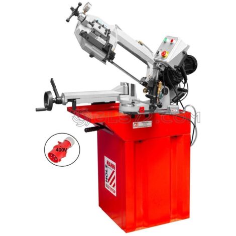 Sierra de cinta metal 400v con base bs210top400v HOLZMANN