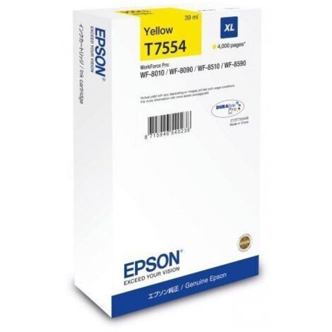 Cartucho de Tinta Original Epson C13T755440 Amarillo (1/5)