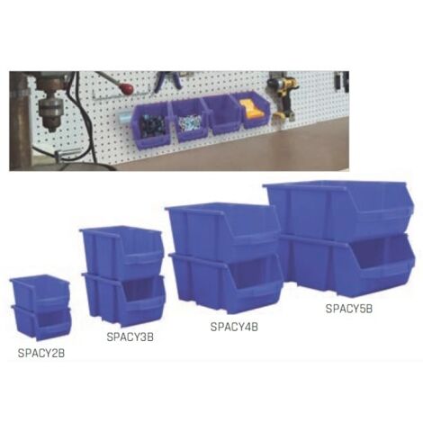 Cubo de polipropileno con pico 4L VISO Rojo - SPACY3R