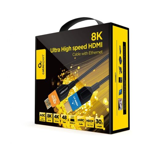Cable HDMI GEMBIRD CC-HDMI8K-AOC-30M 30 m (1/2)