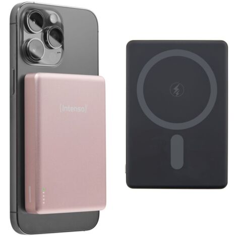 Intenso Powerbank MW10000 MagSafe Rosado (1/2)