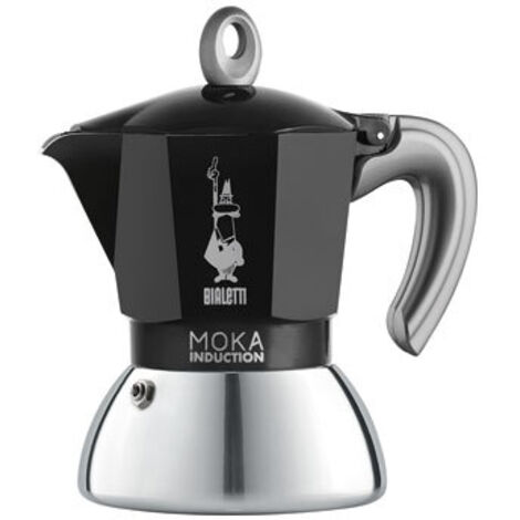 NEW MOKA INDUCTION BLACK 2 CUPS