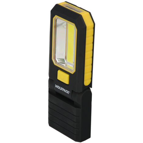 Linterna LED Profesional Multifunción Compacta Plegable A Pilas (3 AAA) 210 Lumenes 2 Modos de Iluminación Con Iman y Gancho (1/5)
