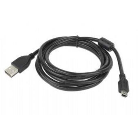 Gembird 1.8m USB 2.0 A/mini-USB cable USB 1,8 m USB A Mini-USB B Negro