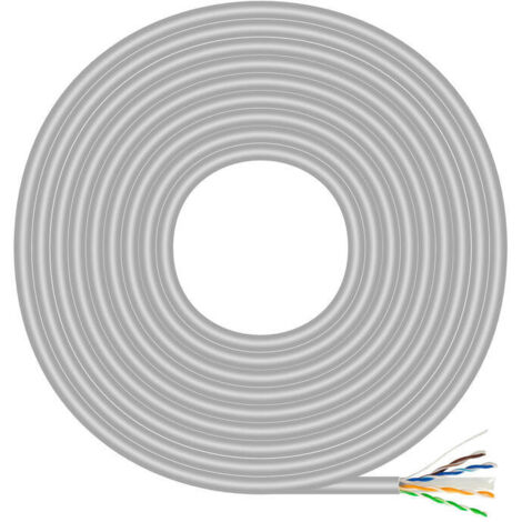 Bobina de Cable RJ45 UTP AWG23 Aisens A135-0660 Cat.6/ 100m/ Gris