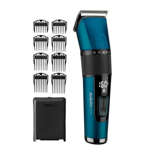 BaByliss Japanese Steel Digital Hair Clipper E990E with 45 Length Settings and 8 Comb Attachments Cordless 160 Minute Runtime (1/5)