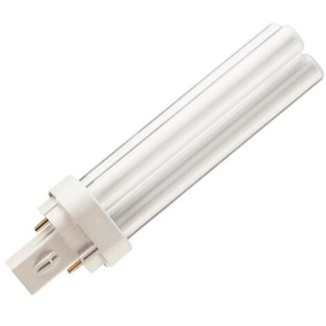 Bombilla bajo consumo g24 2-pins 26 w 1750 lm 3000 k luz calida 170 mm