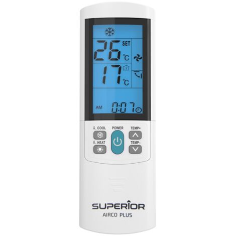 Mando Aire Acondicionado 4000 Codigos Elegante SUPERIOR SUPCU001