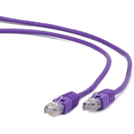 Gembird cable de red utp cat5e 1mÂ Â moradoÂ pp12-1m/v (1/2)