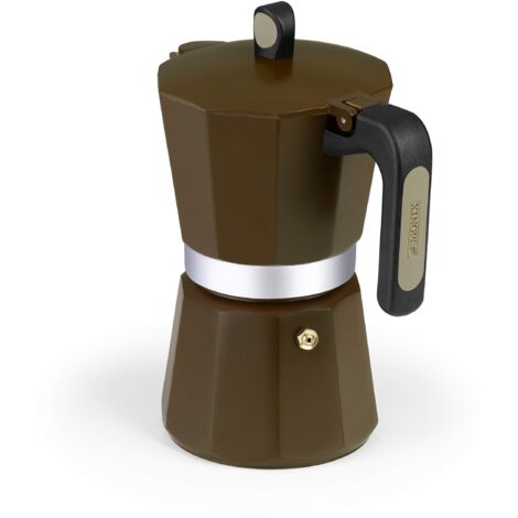 Cafetera Italiana Manual BRA M671012 Marrón