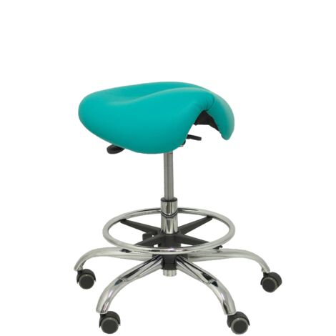 Taburete Alatoz similpiel verde (1/5)