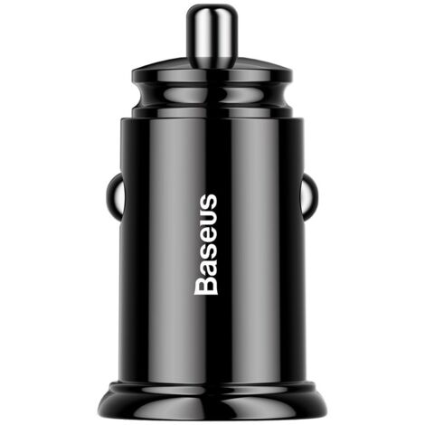 Baseus Circular Plastic Universal Negro Encendedor de cigarrillos Carga rápida Exterior (1/5)