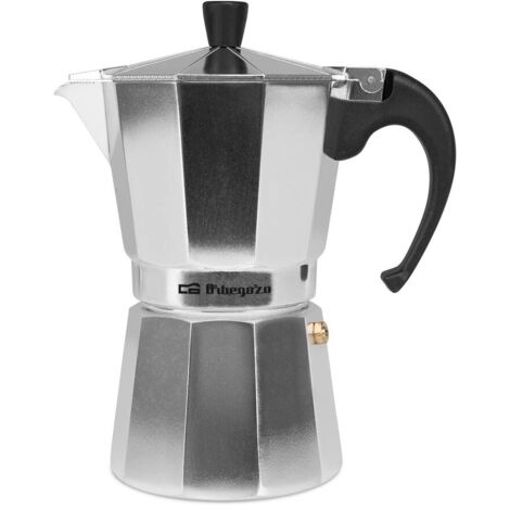 CAFETERA ORBEGOZO KF600 ALUMINIO 6 TAZAS