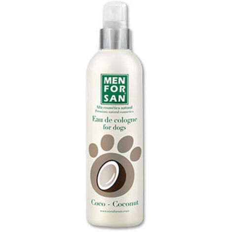 Agua de colonia MENFORSAN 125ml fragancia COCO para perros