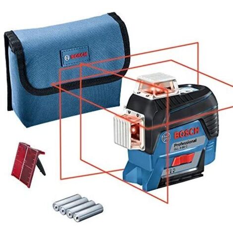 Bosch Láser de líneas cruzadas GLL 3-80 C Professional
