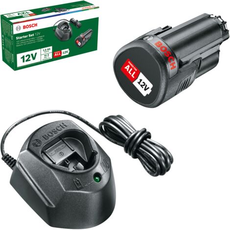 BOSCH 12V Batería 1 batería 1.5Ah + cargador GAL 1210 - 1600A01L3D