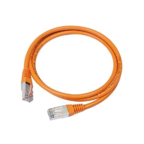 Cable Cat5E Utp Moldeado 1M Naranja (1/2)