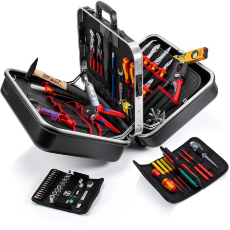 KNIPEX 00 21 42 Maleta de herramientas "BIG Twin" Electro 63 piezas 290 mm
