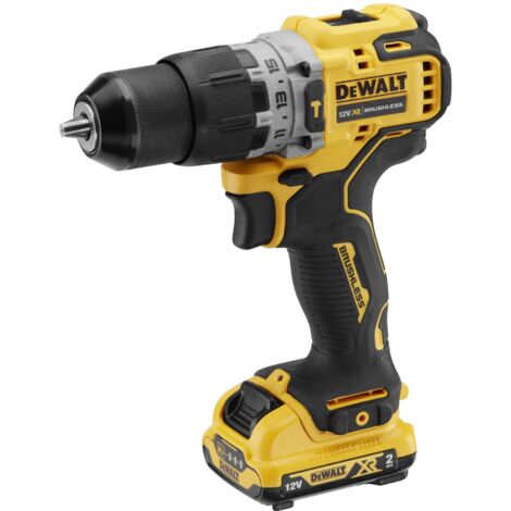 Taladro Percutor sin escobillas, XR, 12V, Li-Ion, 2Ah  DeWalt DCD706D2-QW