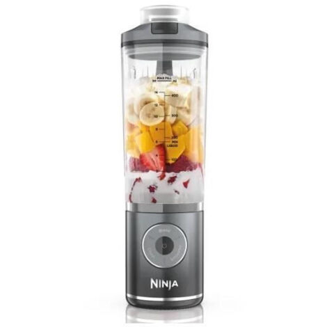 Ninja BC251EUGY licuadora 0,57 L Batidora de vaso portátil Gris, Transparente (1/3)