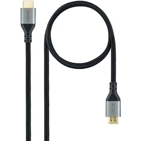 Cable HDMI 2.1 8K Nanocable 10.15.8103/ HDMI Macho - HDMI Macho/ 3m/ Certificado/ Negro (1/5)