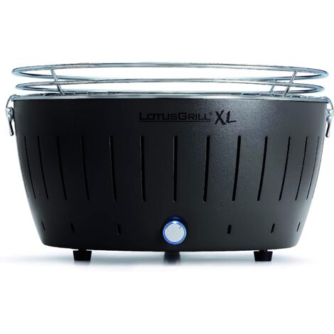 Barbacoa portátil para exterior XL – Sistema de ventilación de batería – Listo en 4 minutos – Acero esmaltado y acero inoxidable – Lotus Grill (1/6)