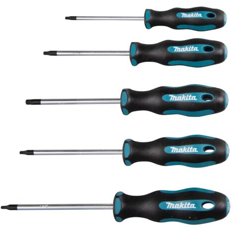 Juego de 5 destornilladores TORX - Makita E-10534