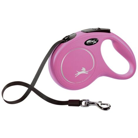 Correa para Perro Flexi NEW CLASSIC 5m Rosa Talla S