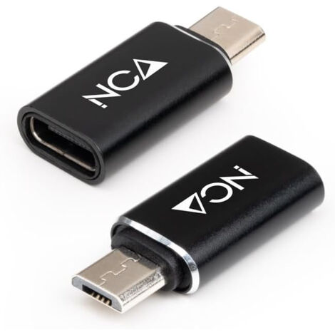 Adaptador Nanocable 10.02.0014/ MicroUSB Macho - USB Tipo-C Hembra