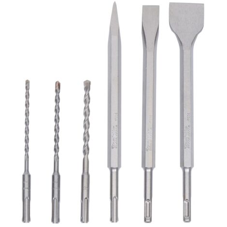 Juego de cinceles y brocas SDS Plus de 6 piezas MAKITA - D-58920