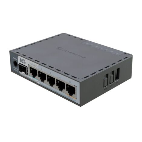 Router Mikrotik E60IUGS Negro USB RJ45 Ethernet LAN PoE x 1 USB 3.2 USB x 1 (1/2)