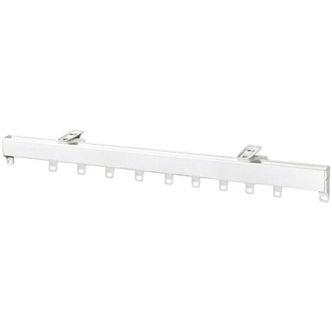 Riel Aluminio P950 Sin Cordon 1,50 Metros Blanco