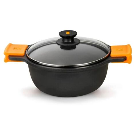 Olla Aluminio 20cm 3L Cacerola BRA A270320 Tapa incluida Adecuado