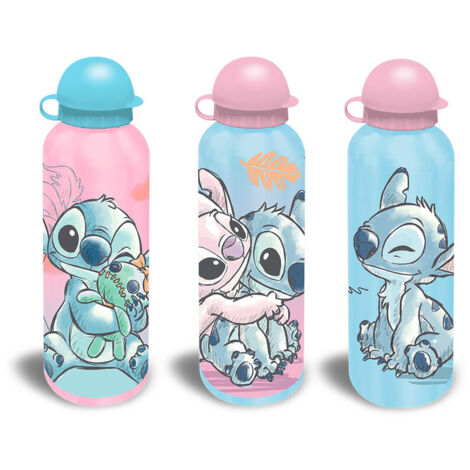 Botella de aluminio Lilo y Stitch NIÑOS Euroswan 500 ml (1/4)