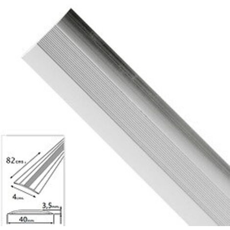 WOLFPACK LINEA PROFESIONAL tapajuntas adhesivo para moquetas metal plata   82,0 cm.
