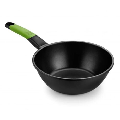 CACEROLA WOK PRIOR 24CM INDUCCION CON MANGO